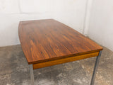 Vintage Rosewood and Chrome Dining Table/Desk