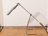 1970's Danish Minimalist Chrome Desk Lamp by Abo Randers