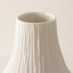 1970s German Bisque Relief Pattern Porcelain Vase