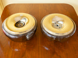 1970's 'Wave' Smoked Flush Mount Lights by Peill & Putzler