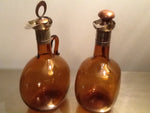 Georgian Amber Glass Bottles