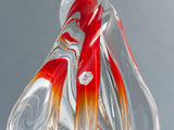 1960s Belgium Doyen Crystal Handblown Lamp Base