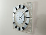 VINTAGE 1960'S SQUARE KIENZLE DESIGN GERMAN LUCITE WALL CLOCK