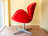 Vintage Danish Swan Chairs Arne Jacobsen Fritz Hansen