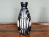 1970's ANTON PIESCHE SGRAFFITO ABSTRACT GERMAN POTTERY CONICAL VASE
