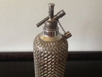 VINTAGE GLASS & METAL MESH SPARKLETS SODA SYPHON