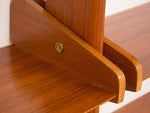 1960's Italian Teak Veneer Wall Unit by AV Arredamenti Contemporanei