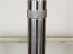 Midcentury Brutalist BMF Slim Polished Steel Cylindrical Vase