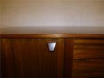 Morris of Glasgow Walnut and Teak Sideboard