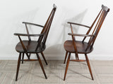 Pair of Ercol Windsor Goldsmith 369A Carver Chairs