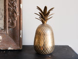 VINTAGE LARGE BRASS PINEAPPLE ICE BUCKET