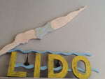 Vintage 1930's 'LIDO' Sign