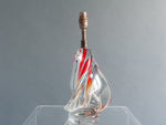 1960s Belgium Doyen Crystal Handblown Lamp Base