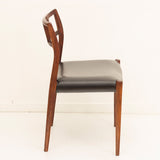 Set of 6 1960s Niels Moller Rosewood Model 79 Dining Chairs