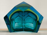 Vintage Murano Sommerso Mandruzzato Art Glass Bowl