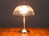 1970s Meblo iGuzzini Brushed Chrome Table Lamp