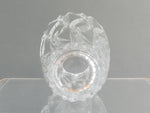 Vintage French Clear Glass Vase