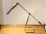 1970's Danish Minimalist Chrome Desk Lamp by Abo Randers