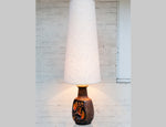 1970s Fat Lava Ceramic Lamp base