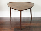 1960s Danish Rosewood Triangular Side Table