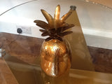 VINTAGE LARGE BRASS PINEAPPLE ICE BUCKET