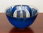 Royal Copenhagen Cobalt Blue Bowl Aluminia Fajance by Inge-Lise Koefoed