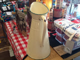 Large Vintage Enamel Milk Pitcher