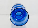 Riihimaki Hooped Blue Glass Vase by Tamara Aladin