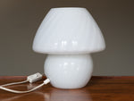 1970's Peill & Putzler White Mushroom Lamp