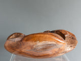 LARGE SOLID TEAK HANDMADE ROOT BOWL