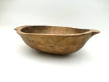 Antique Wooden Handmade Dough Bowl