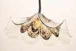 1970s Vistosi Italian Murano Glass Chandelier