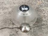 1970s Meblo iGuzzini Brushed Chrome Table Lamp