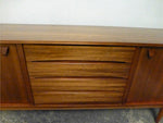 Morris of Glasgow Walnut and Teak Sideboard