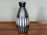 1970's ANTON PIESCHE SGRAFFITO ABSTRACT GERMAN POTTERY CONICAL VASE