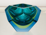 Vintage Murano Sommerso Mandruzzato Art Glass Bowl