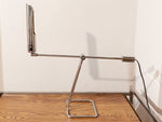 1970's Danish Minimalist Chrome Desk Lamp by Abo Randers