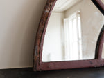 Large French Mirrored Semi Circular Reclaimed Factory Metal Window Frames