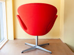 Vintage Danish Swan Chairs Arne Jacobsen Fritz Hansen