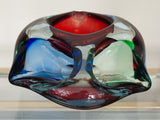 1960's TRI COLOUR MURANO ART GLASS BOWL