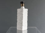 1960S TEXTURED BISQUE LAMP BASE