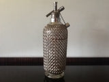 VINTAGE GLASS & METAL MESH SPARKLETS SODA SYPHON