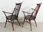 Pair of Ercol Windsor Goldsmith 369A Carver Chairs