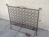 Wrought Iron Fire Guard with Poker