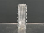 1960's Small Beyer Kristall Op Art Bud Vase