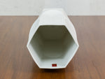1970s Kaiser Op Art White Bisque Vase