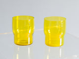 Bright Yellow Carafe and 4 Water Glasses