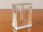 1970's German Wiesenthal Solifleur Block Glass Vase