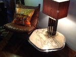 Italian 1960s Lamp & Original Square Shade