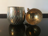 Large Vintage Brass Pineapple Ice Bucket